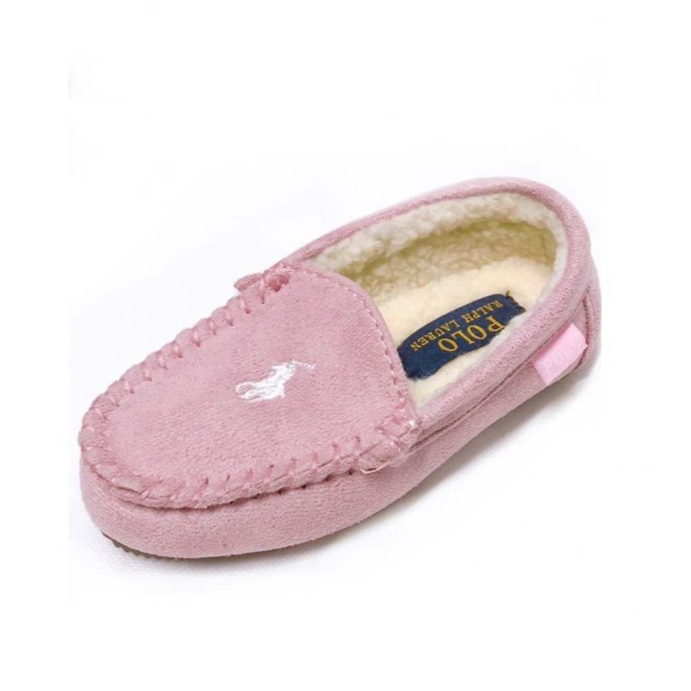 SOLD🛍 New! POLO Ralph Lauren Girls’ Pink Slippers - Picture 6 of 6